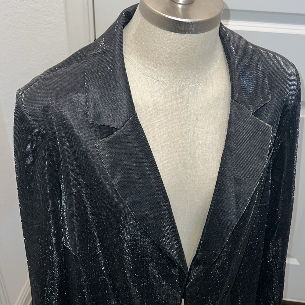 ✔REBEL by Rebel Wilson X Angels blazer Blake Shimmery Size 18W - Picture 3 of 11